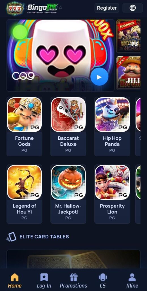 Bingo PK Online Game
